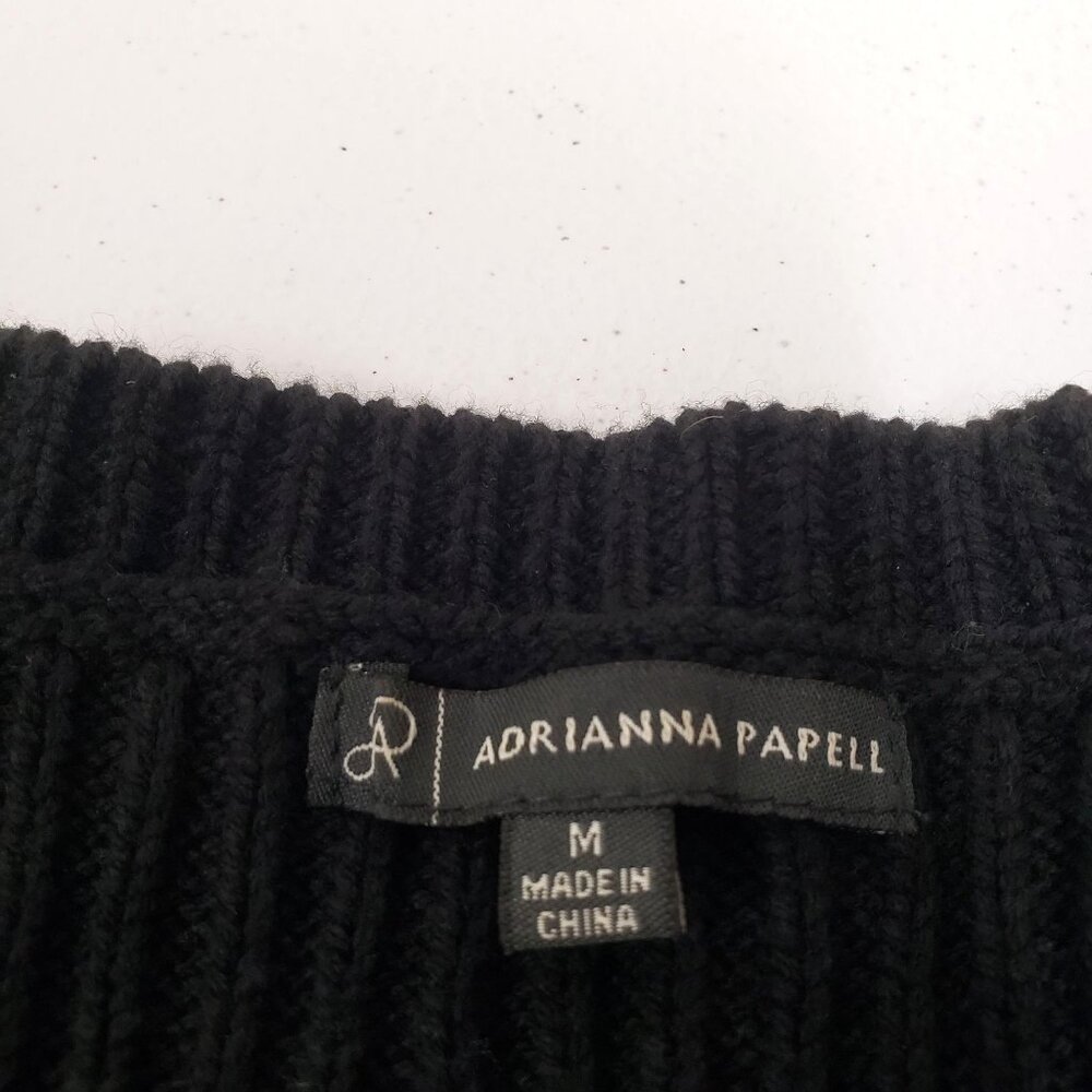 Adrianna Papell Womens Faux Fur Sweater Vest Size Medium - Picture 4 of 9